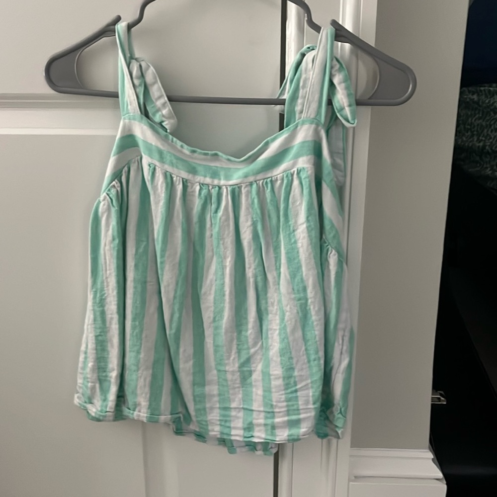 Limited edition stoney clover lane x target Green and White Babydoll Shirt